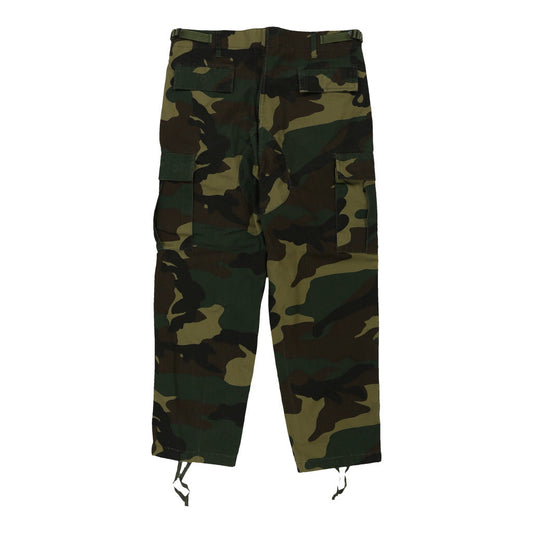 Vintage camo Unbranded Cargo Trousers - mens 30" waist