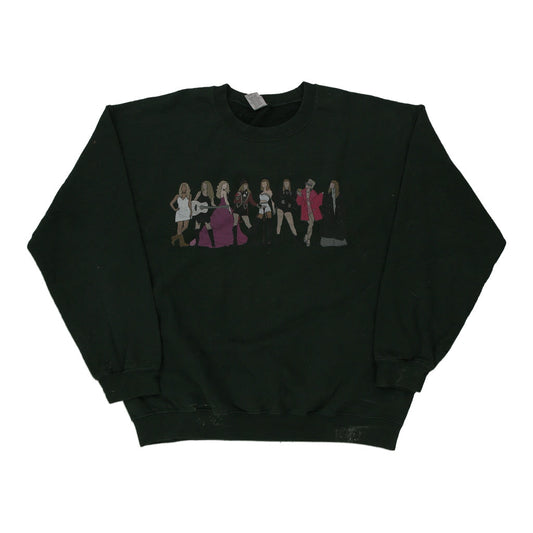 Vintage green Taylor Swift Gildan Sweatshirt - womens large