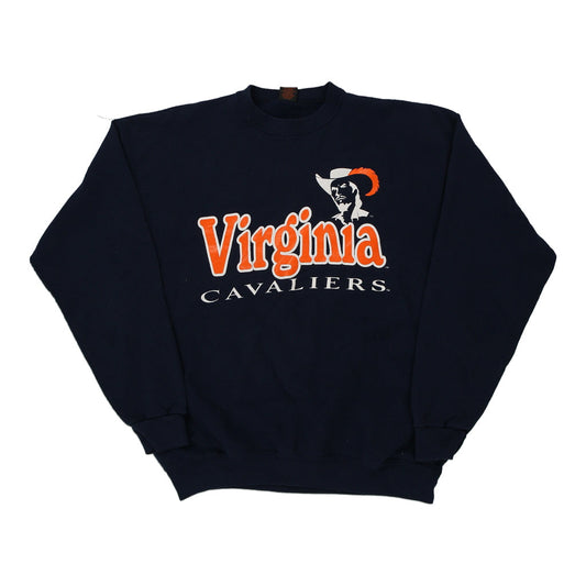 Vintage navy Virginia Cavaliers Pm Sweatshirt - mens x-large