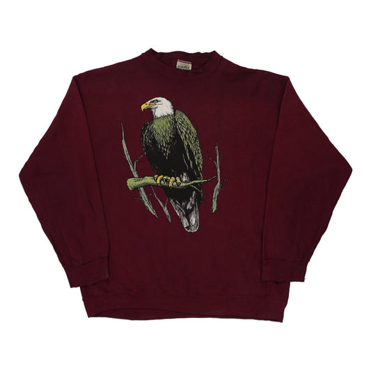 Vintage burgundy Tultex Sweatshirt - mens large