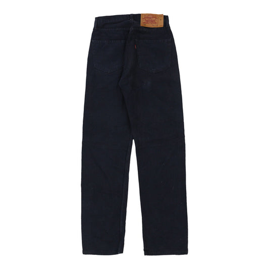 Vintage navy 501 Levis Trousers - womens 29" waist