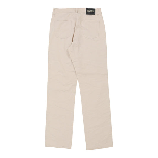 Vintage cream Unbranded Trousers - womens 30" waist