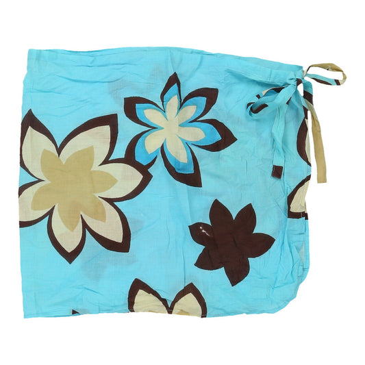 Vintage blue Unbranded Wrap Skirt - womens medium