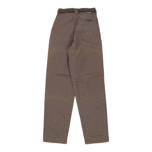 Vintage brown Carrera Trousers - womens 24" waist