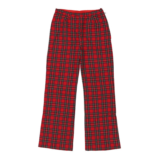 Vintage red Unbranded Trousers - womens x-small
