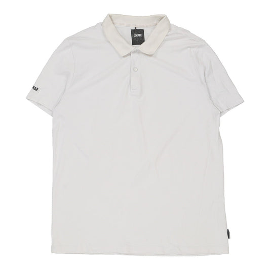 Vintage white Colmar Polo Shirt - mens x-large