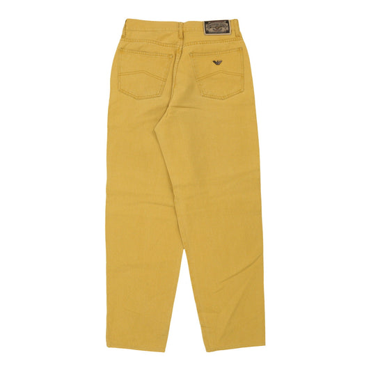 Vintage yellow Armani Jeans Jeans - mens 34" waist