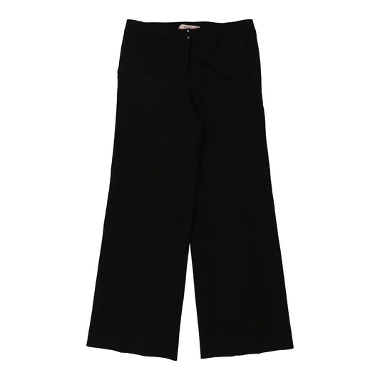 Vintage Red Valentino Trousers - 30W UK 10 Black Wool Blend
