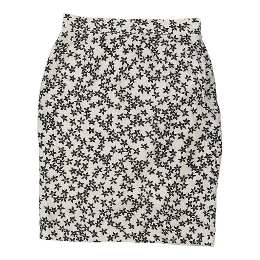 Vintage white Yves Saint Laurent Mini Skirt - womens 28" waist