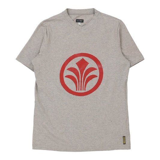 Vintage grey Armani Jeans T-Shirt - mens large