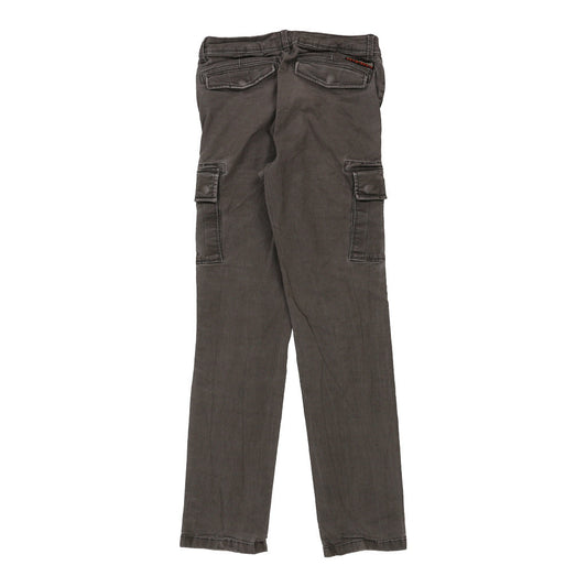 Vintage Napapijri Cargo Trousers - 29W UK 10 Grey Cotton