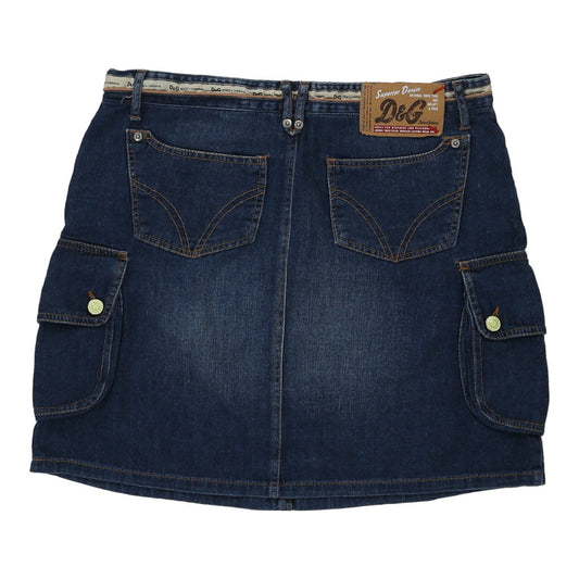 Vintage blue Dolce & Gabbana Denim Skirt - womens 34" waist