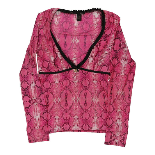 Vintage pink Just Cavalli Top - womens small