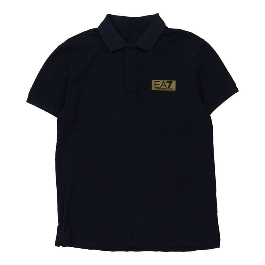 Vintage navy Ea7 Polo Shirt - mens medium