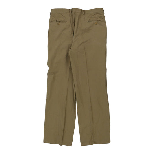 Vintage beige Burberry Trousers - mens 34" waist