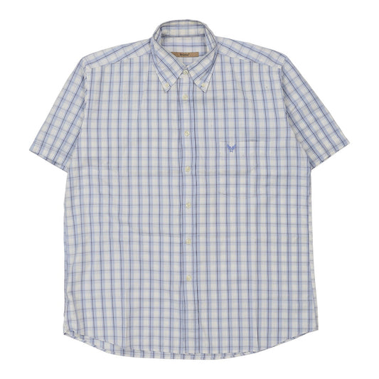 Vintage blue Avirex Short Sleeve Shirt - mens large