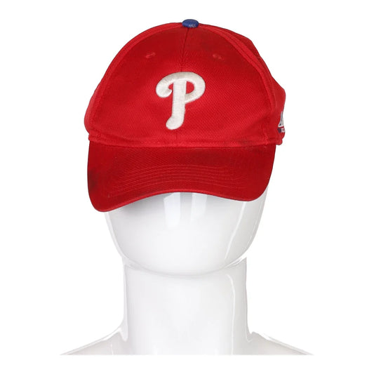 Vintage red Philadelphia Phillies Mlb Cap - mens no size