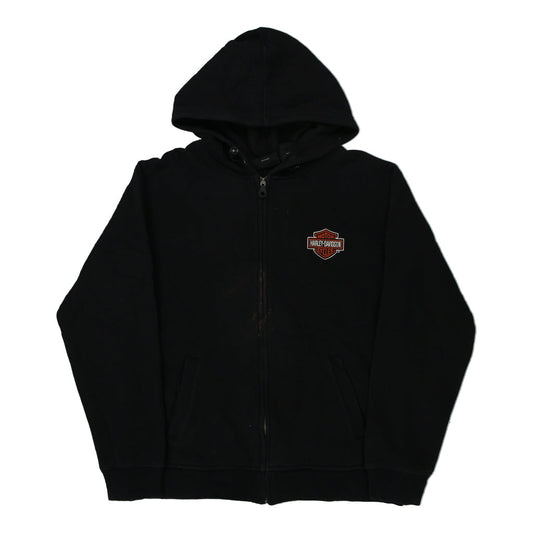 Vintage black Harley Davidson Hoodie - mens small