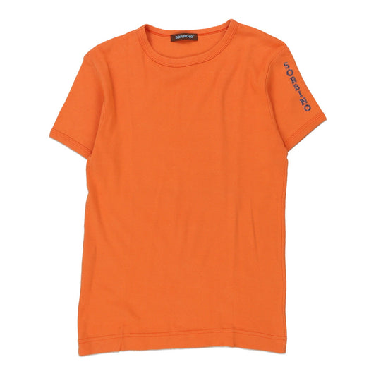 Vintage orange Sorbino T-Shirt - mens medium