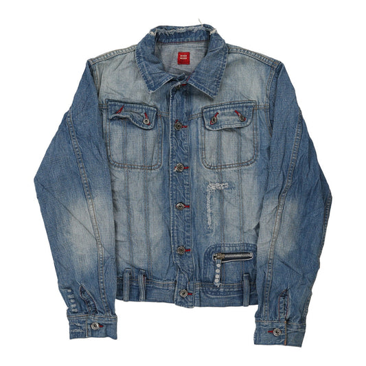 Vintage blue Kiss Miss Denim Jacket - womens x-large