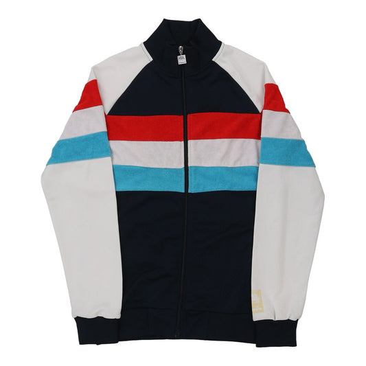 Vintage Sunder Track Jacket - Small Navy Polyester