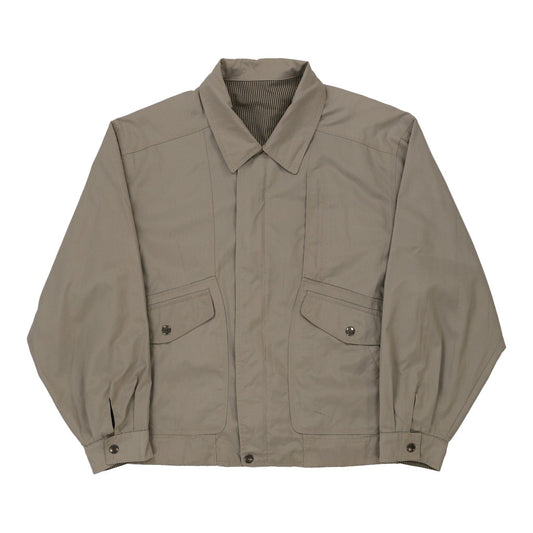 Vintage Stratos Reversible Jacket - Medium Beige Cotton Blend
