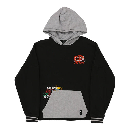 Vintage black Puma Hoodie - mens medium