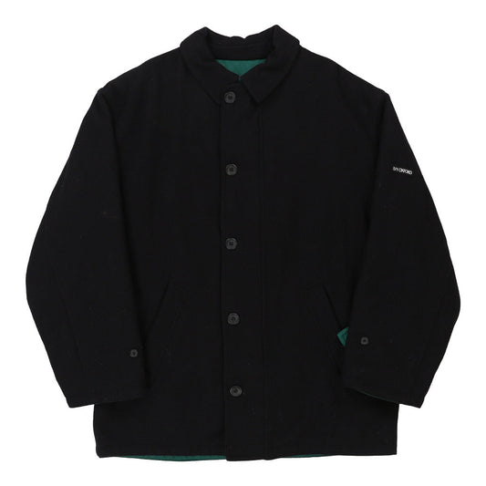 Vintage Ivy Oxford Coat - XL Navy Wool Blend
