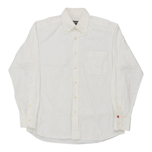 Vintage Lotto Shirt - XL White Cotton
