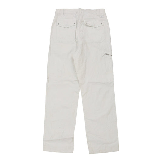 Vintage white Dielle Cargo Trousers - womens 32" waist