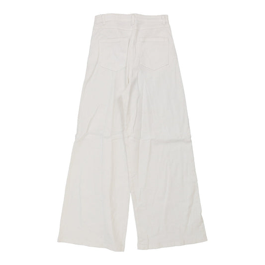 Vintage white Unbranded Trousers - womens medium