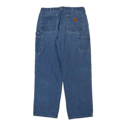 Vintage blue Carhartt Carpenter Jeans - mens 38" waist