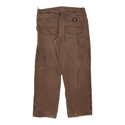 Vintage brown Dickies Carpenter Trousers - mens 36" waist