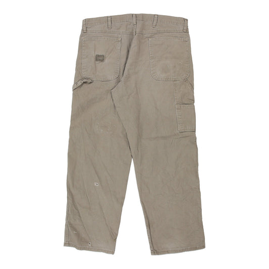 Vintage beige Wrangler Carpenter Trousers - mens 36" waist