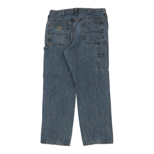 Vintage blue Lee Carpenter Jeans - mens 34" waist