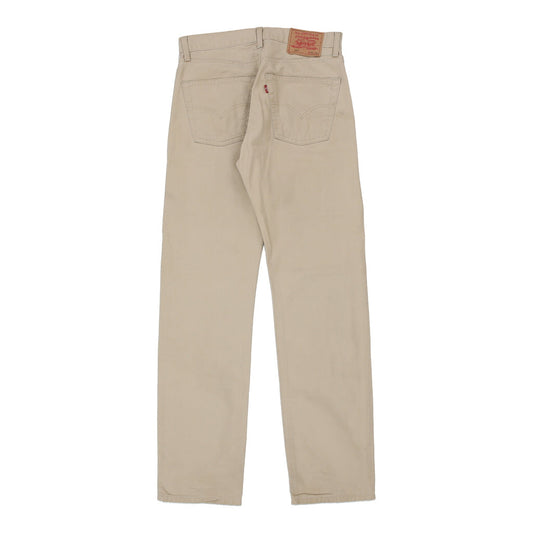 Vintage beige 551 Levis Trousers - mens 32" waist