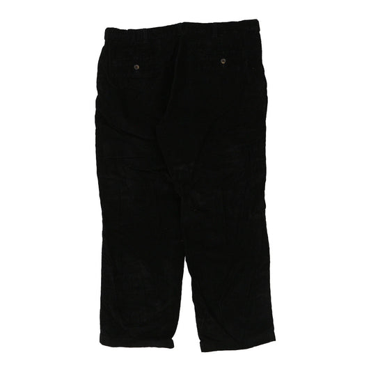 Vintage black Haggar Cord Trousers - mens 38" waist
