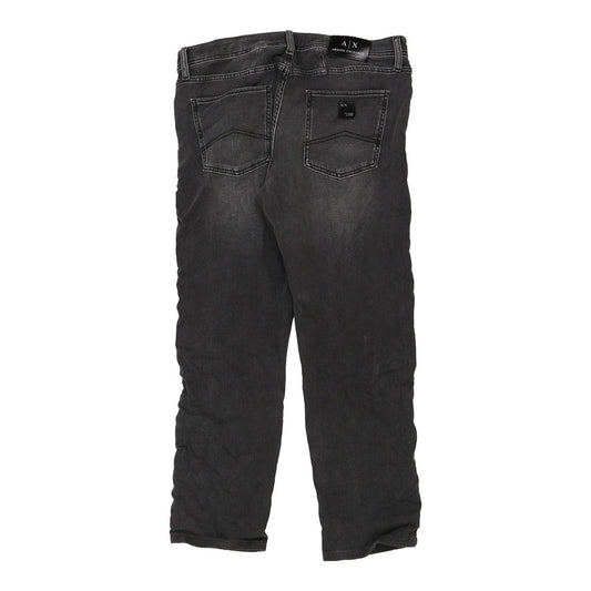 Vintage black Armani Exchange Jeans - womens 34" waist