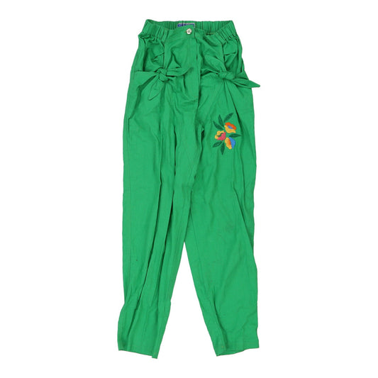 Vintage green Etichetta Blu Trousers - womens small