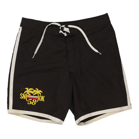 Vintage black Sndk58 Sport Shorts - mens medium