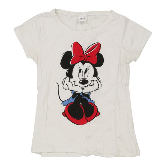 Vintage white Minnie Mouse Disney T-Shirt - womens large