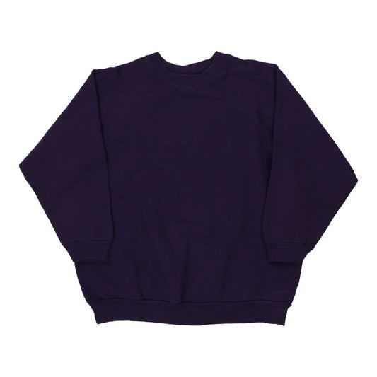 Vintage purple Blank Just My Size Sweatshirt - womens x-large