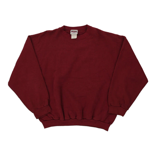 Vintage burgundy Made in USA Blank Levis Sweatshirt - mens x-large