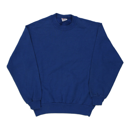 Vintage blue Made in USA Blank Jerzees Sweatshirt - mens medium