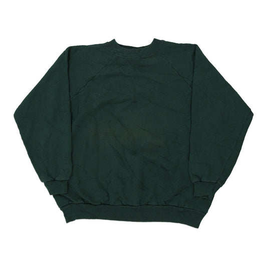 Vintage green Blank Hanes Sweatshirt - womens x-large