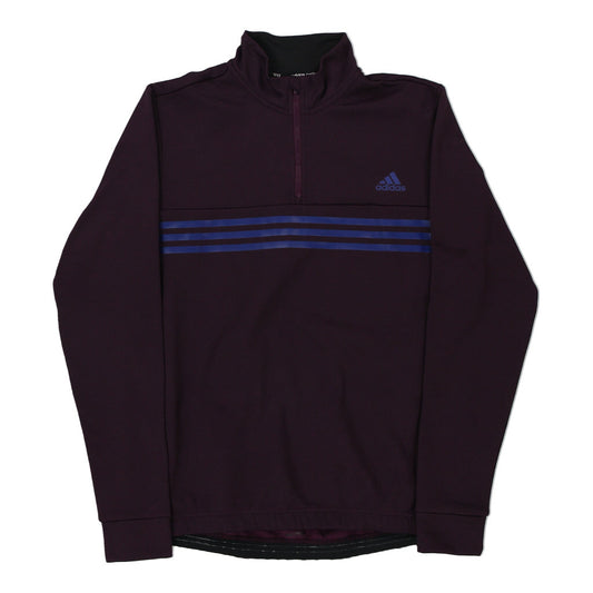 Vintage purple Adidas 1/4 Zip - mens x-large