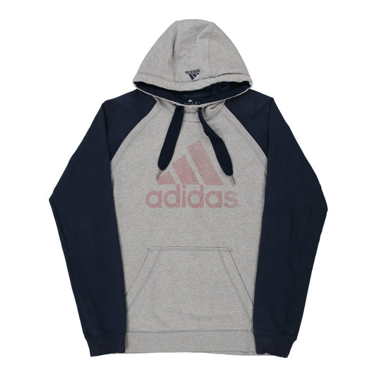 Vintage grey Adidas Hoodie - mens medium