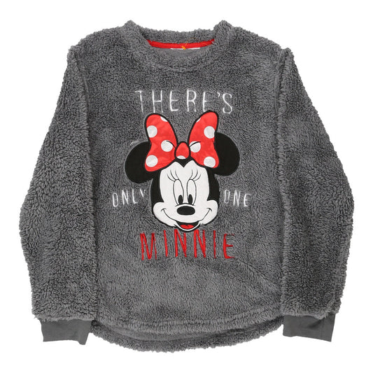 Vintage grey Age 12-13 Minnie Mouse Unbranded Fleece - girls large