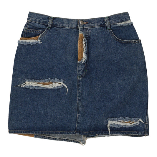 Vintage blue Unbranded Denim Skirt - womens 30" waist