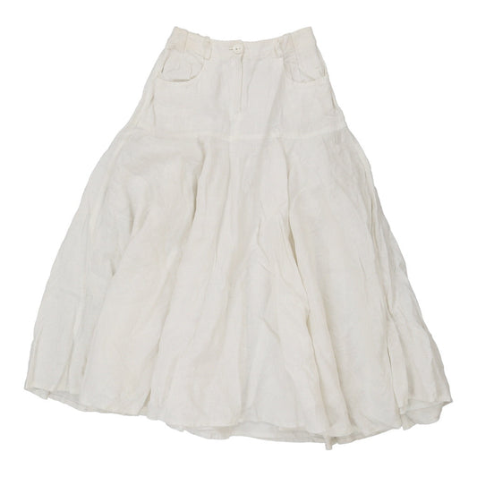 Vintage white Unbranded Skirt - womens xx-small